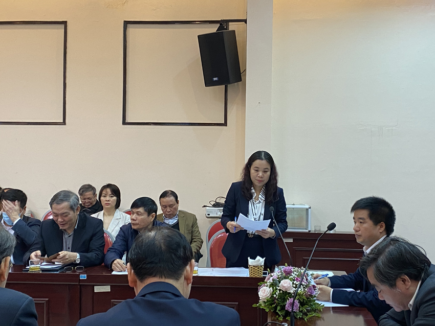 Bà Trần Thị Hồng Ánh – Phó Trưởng ban Tổ chức và Chính sách hội, Liên hiệp Hội Việt Nam